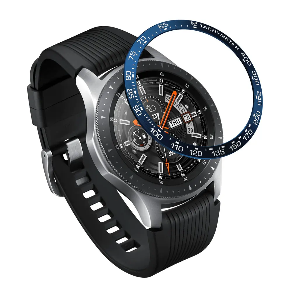 9 стиль металлическое защитное кольцо для samsung S3 Frontier/Galaxy Watch 46 мм/42 мм масштаб стальное кольцо стиль Pioneer часы украшения