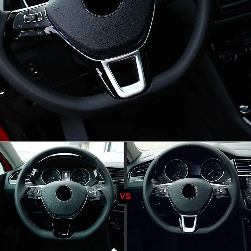 Car Inner Steering Wheel Cover Trim Sticker Fit for VW ...