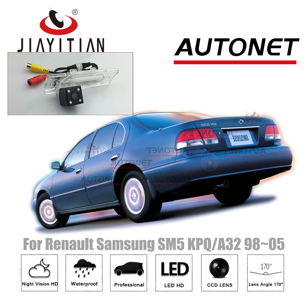 

JiaYiTian Camera For Renault Samsung SM5 SM520 MK1 1998~2005 CCD/Night Vision backup camera Reverse Camera License Plate camera