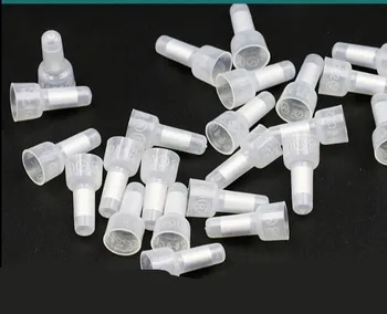 

100PCS CE2X Gauge Car Terminal Crimp Cap Closed End Wire Press Connectors 16-14 AWG