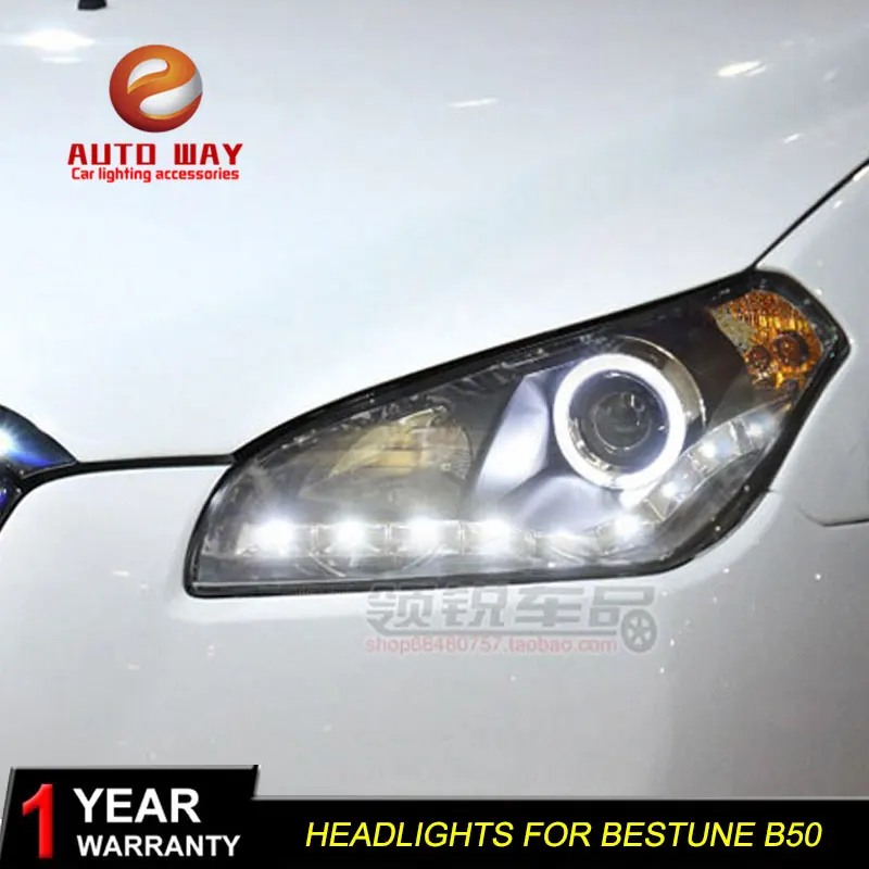 

Car Styling for BESTUNE B50 Headlights 2009-2012 BESTUNE B50 Headlight LED DRL Bi Xenon Lens High Low Beam Parking Fog La