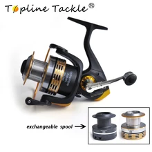 Topline снасти рыболовная Катушка 5,2: 1 высокоскоростное колесо спиннинговая катушка 9-13 кг тянущаяся Алюминиевая Катушка Карп Рыболовная катушка, снасти