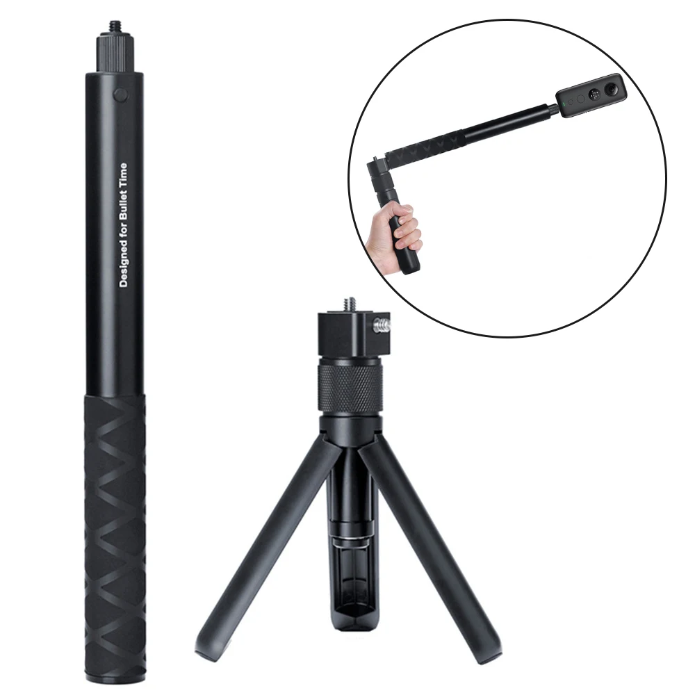 

For Insta360 ONE X Extended Selfie Stick Rotation Tripod Rotary Handle Bracket for Insta360 ONE X Bullet Time Beam Accessorie