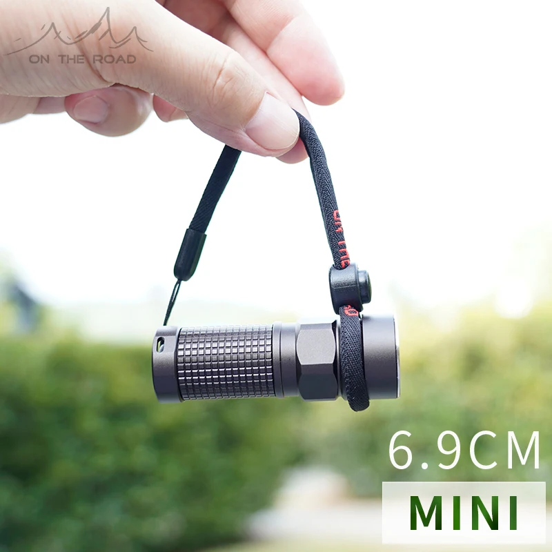 

ON THE ROAD i3 (NoBattery) LED Zoom Flashlight Focusing Torch Rechargeable Flashlight keychain UltraBright Portable mini Torch