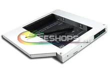 Cheap for Apple G3 G4 iBook 12 14 Inch Laptop 2nd HDD Caddy Second Hard Disk Drive Enclosure CD DVD Optical Bay Case Replacement