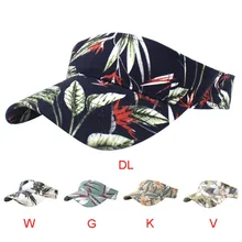 Новая летняя спортивная верхняя воздушная Кепка для мужчин и женщин с дышащим принтом козырек с регулируемым солнцезащитным козырьком для гольфа, тенниса Беговая шапка