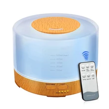500 мл ароматерапия эфирное масло диффузор с удаленным Управление аромат диффузор текстура древесины ароматерапия диффузор для Офис