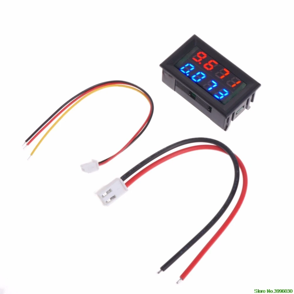 

0.28 inch Digital DC 4 Bit DC 100V 10A Voltmeter Ammeter Voltage Current Meter