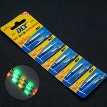 5pcs/Pack Electronic Fishing Float CR425 Lithium Pin Cells Night LED Fishing Float Fishing Tackle Tool Accessories