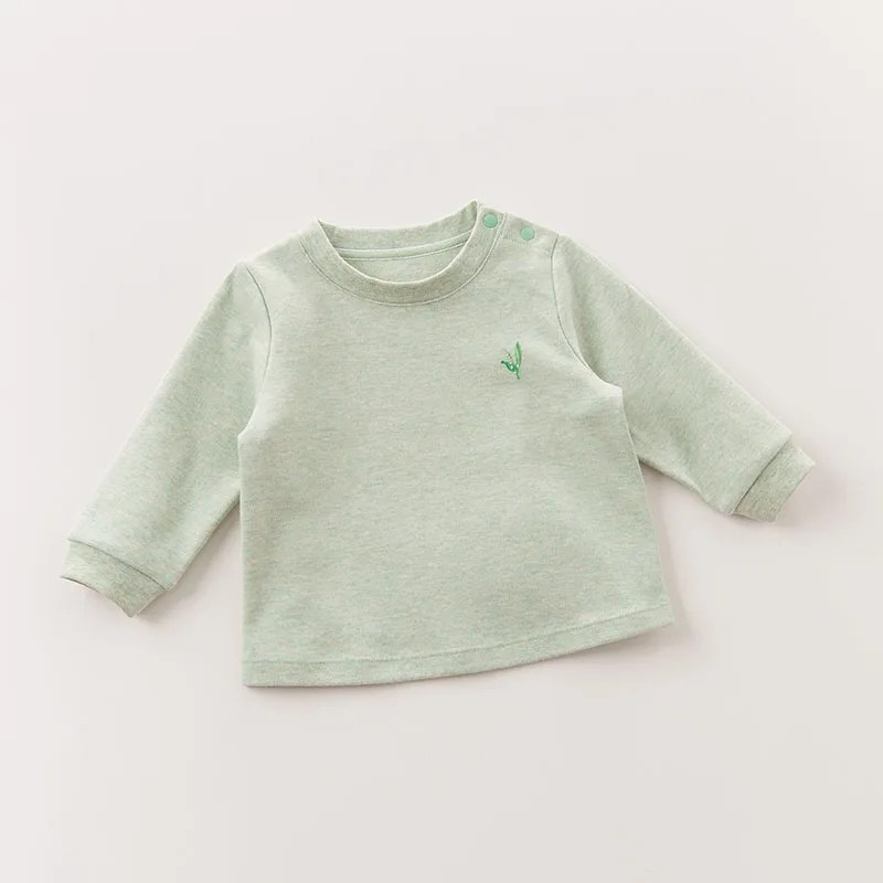 DB6313 dave bella/Осенняя футболка высокого качества для новорожденных; детская повседневная футболка; эксклюзивное нижнее белье для малышей; топы