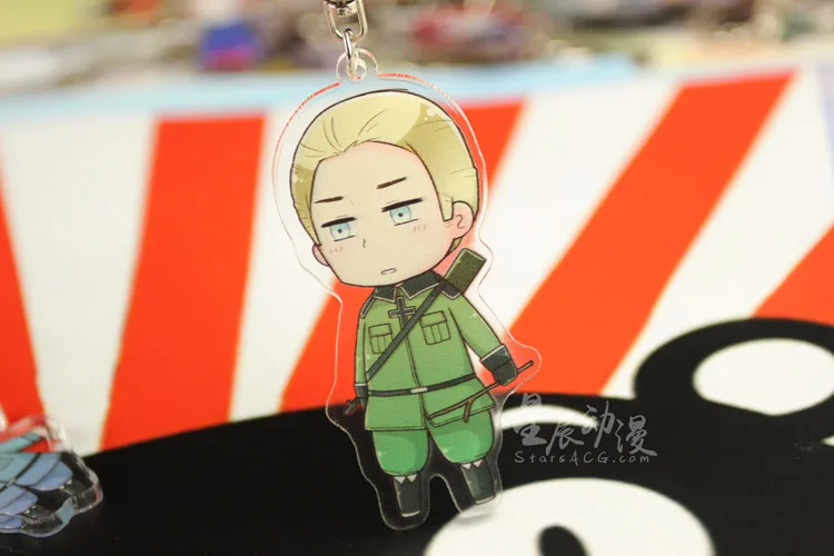 5 шт./лот Hetalia Axis Powers Q версия брелок Kawaii милый акриловый Lucia прозрачный