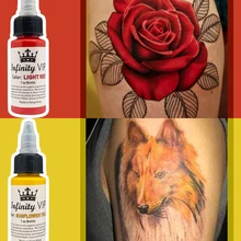 30 мл натуральные растительные татуировки чернила чисто пигмент полупостоянным Мода тела искусств краски макияж косметика инструменты товары для татуировки TSLM2