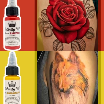 

30ml Natural Plant Tattoo Ink Pure Pigment Semi-Permanent Fashion Body Arts Paints Makeup Cosmetics Tools Tattoo Supplies TSLM2