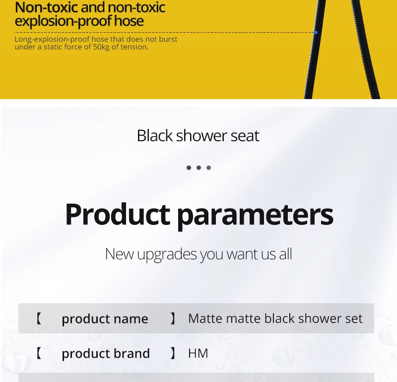 8 Matte Black Shower System Contain Shower Faucet Rough-in Valve Body and Shower Set (6)