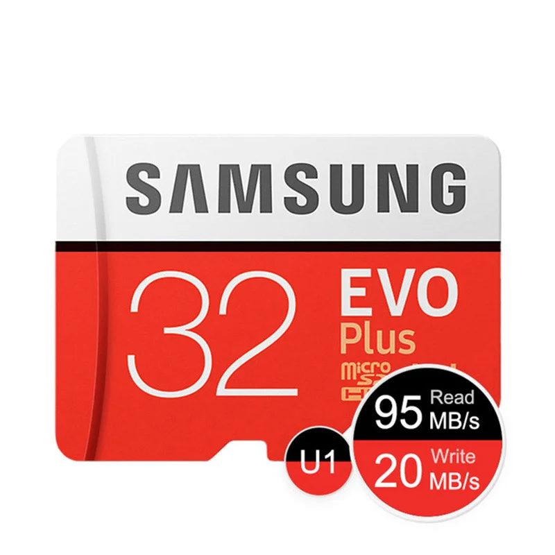 

SAMSUNG EVO Plus Memory Card 32GB/SDHC 64GB/128GB/256GB/SDXC Micro SD TF Card