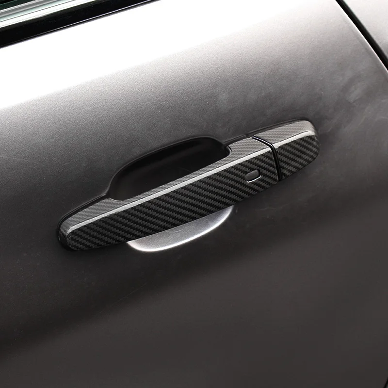 QHCP, углеродное волокно, автомобильный стиль, дверная ручка, накладка, накладка, рамка для Chevrolet Camaro+, внешние аксессуары
