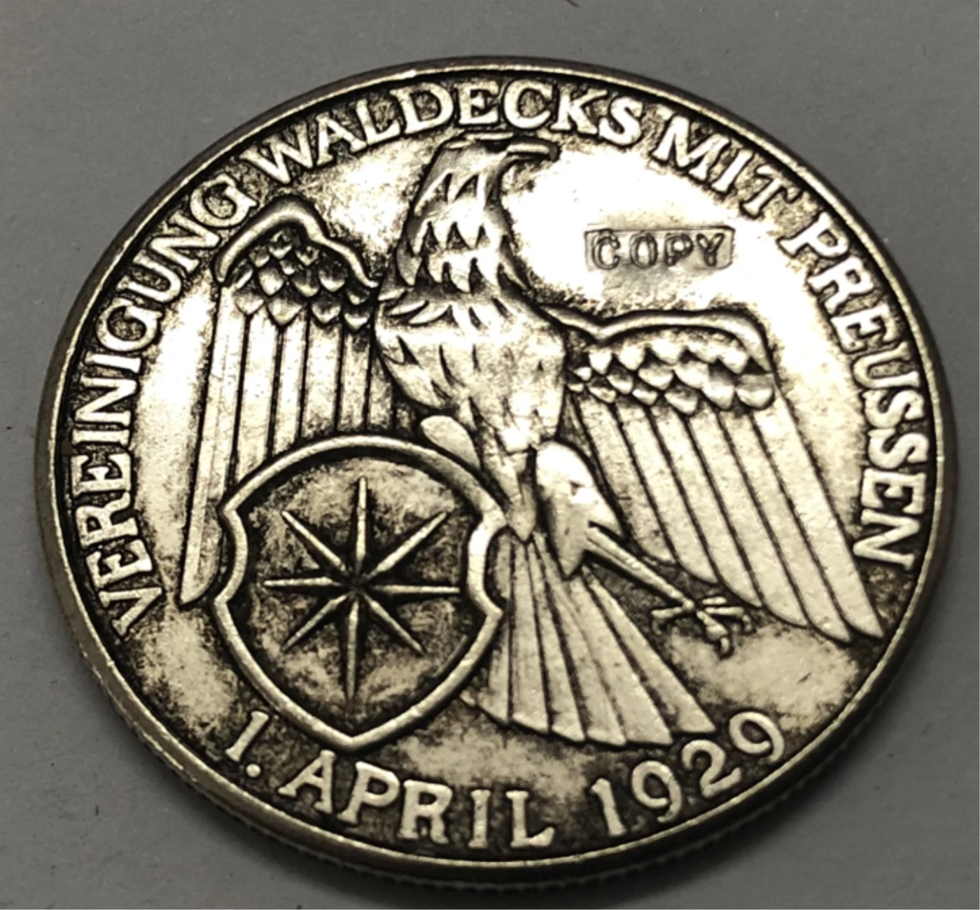 

1929 Germany 3 Reichsmark Vereinigung Waldeck