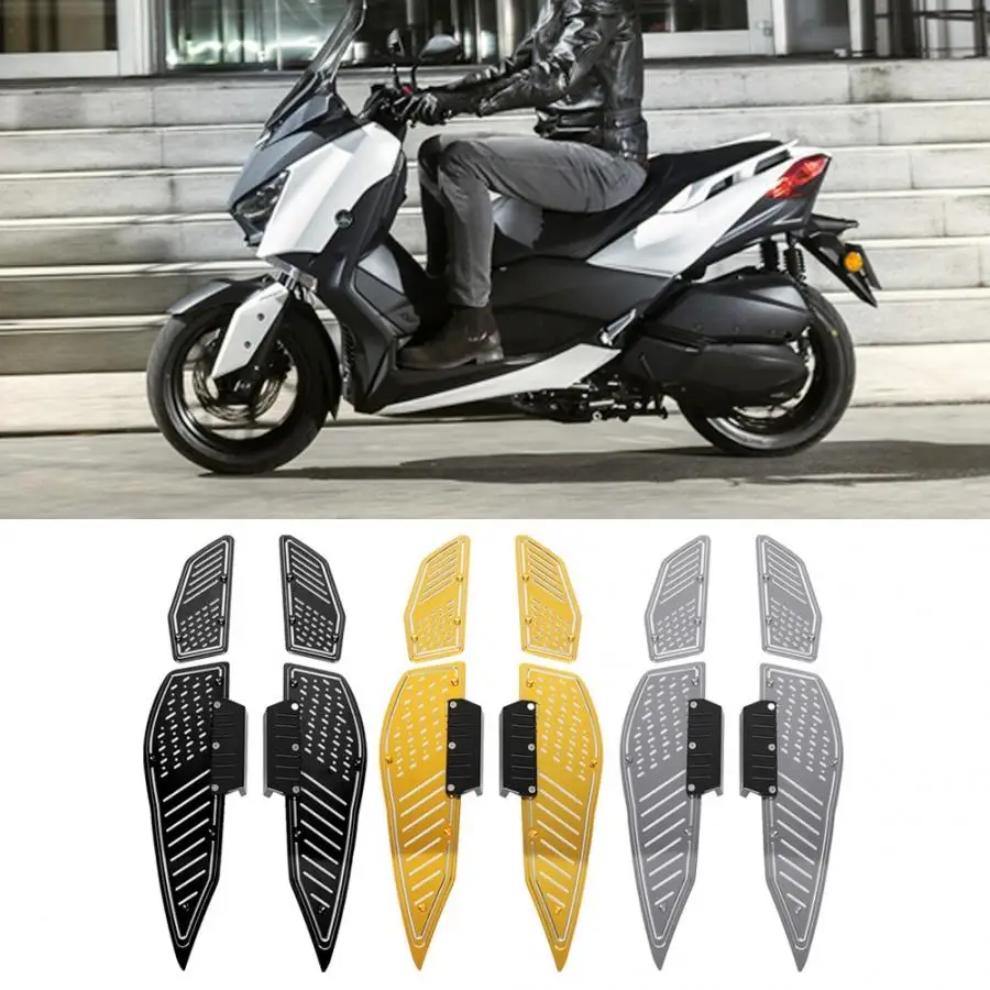 Для Yamaha Xmax 250 300 Подножка педаль мотоцикл алюминиевый сплав Передняя Задняя подножка аксессуары для мотоциклов