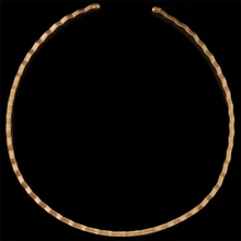 Mxgxfam модные золотые Цвет гладкой Цепочки и ожерелья воротник ювелирные Ник