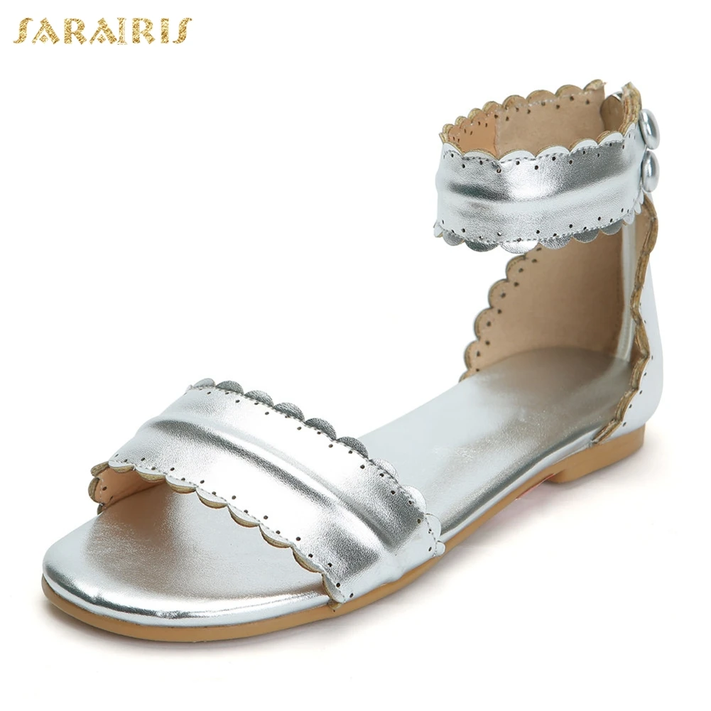 

SARAIRIS Luxury Large Size 47 Customized Leisure Top Quality Beach Women Shoes Woman Summer Flat Sandals flip&flops