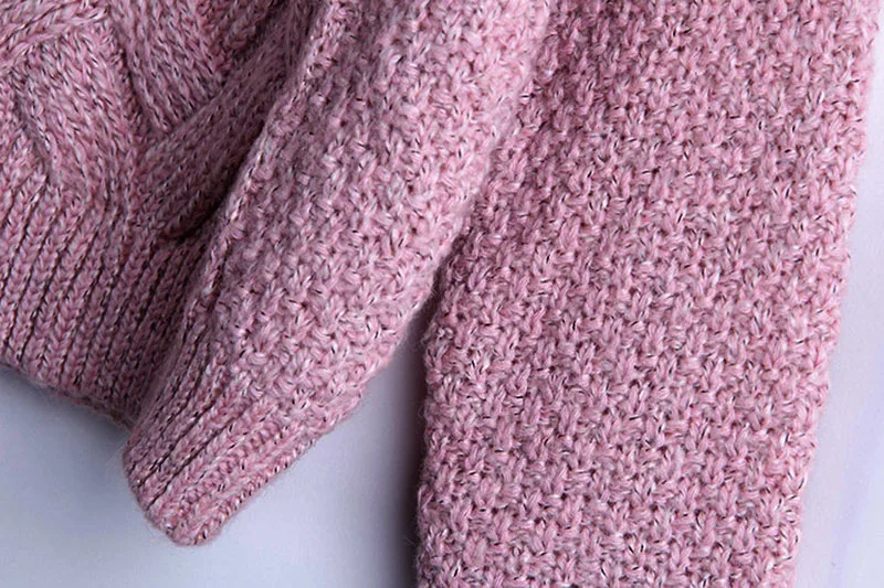 Пуловер для женщин, зимний однотонный пуловер с длинным рукавом и круглым вырезом, свободные женские свитера, зимний теплый джемпер, Повседневный свитер, пуловер