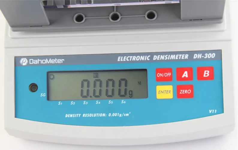 DH-300 DahoMeter завод 2 года гарантии электронный цифровой измеритель плотности, денсиметр, денситометр для резины