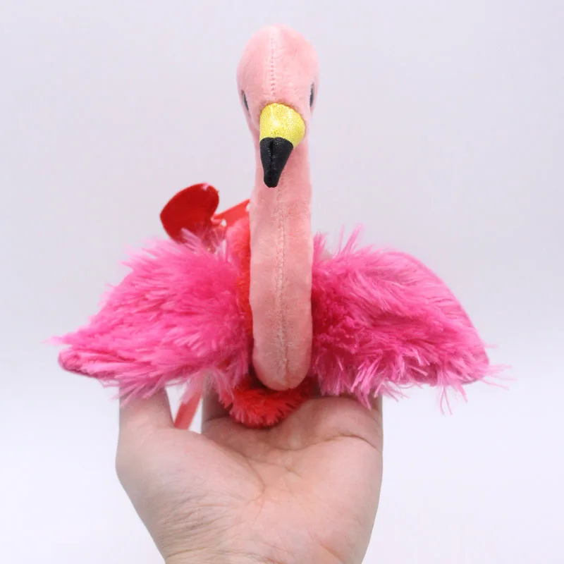 

Ty Big Eyes Phoenicopteridae Flamingo Bird Coin Bag Plush Animal Stuffed Dolls Toys 15cm