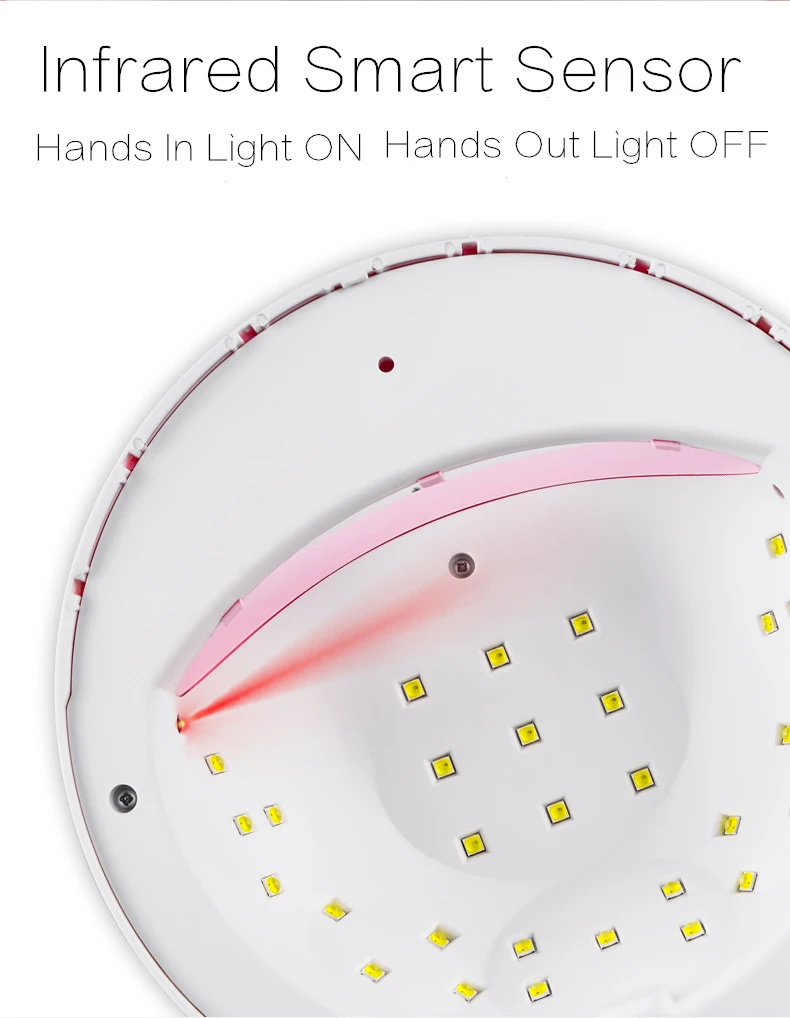 SUN5S дизайн ногтей 72 Вт 30 светодиодный s УФ светодиодный светильник лак для ногтей отверждение для всех гель-Маникюр Сушилка для ногтей ЖК-дисплей автоматический датчик 10 s/30 s/60 s/90 s таймер