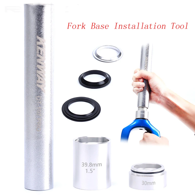 

RISK Bicycle Fork Base Installation Tool MTB Mountain Bike Headset Bottom Washer Setting Tool For 28.6/1.5/1.25 Fork Repair To