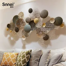 Скандинавские стильные настенные украшения, креативные железные настенные украшения, Трехмерные настенные украшения для гостиной, фоновые стены d