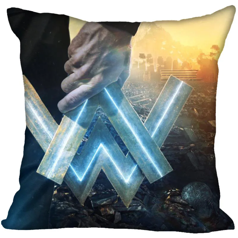 Заказная наволочка Alan Walker квадратная Подушка на молнии крышка 40X40cm45X45cm(две стороны) напечатать ваши фотографии классные наволочки для подушек - Цвет: 3