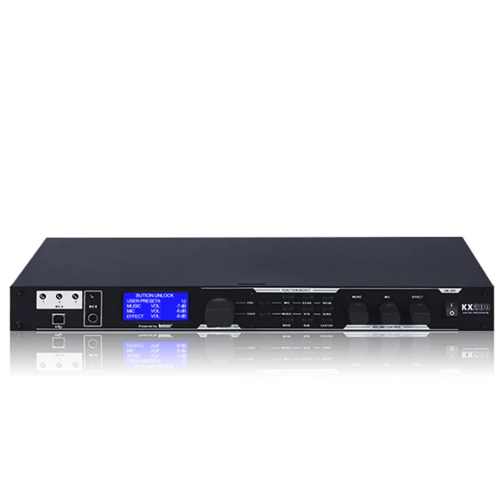 KX200 effects professional digital pre effects KTV stage microphone reverberation anti howling