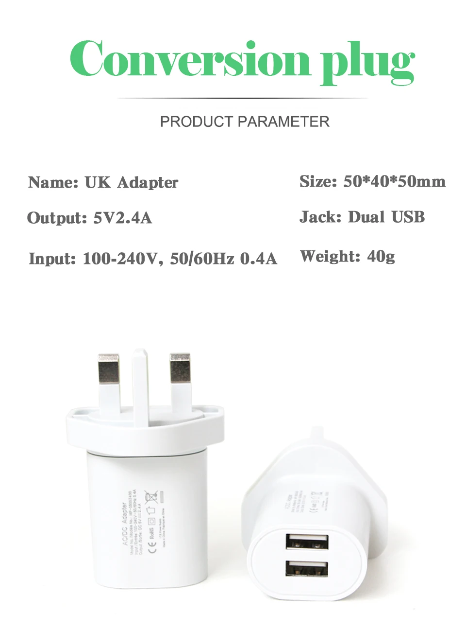 Three-Legged British Standard Conversion Plug Dual USB Mobile Phone Charging Head Hong Kong Macau UK Dubai Abroad Travel Socket (8)