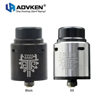 

Original Advken Twirl RDA with Dual Posts Deck & Big Hole Design & Deep Juice Well 24mm RDA Tank & BF Pin Vape Tank Vs Manta RTA