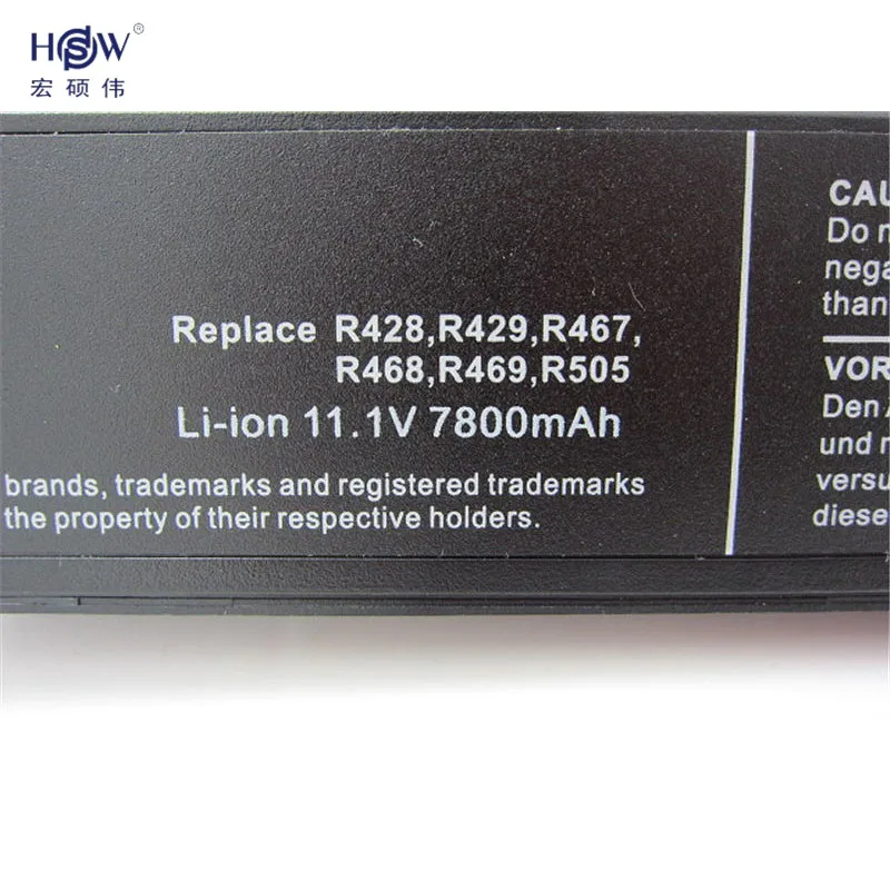 HSW 9 ячеек Аккумулятор для ноутбука SAMSUNG R580 R540 R530 R429 R560 R428 R522 R528 R420 R425 R525 AA PB9NC6B