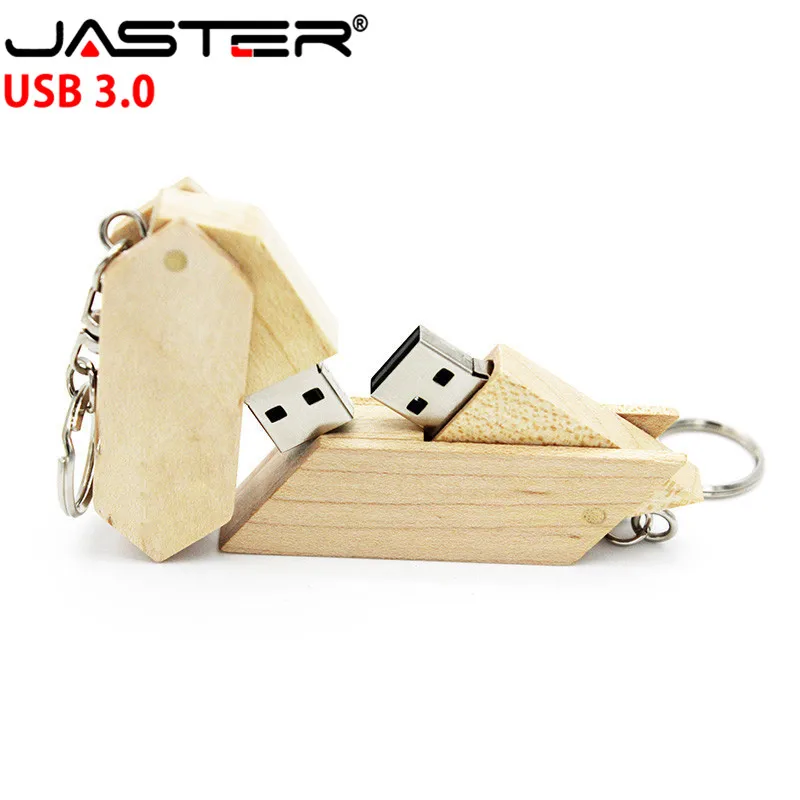 Лучший JASTER деревянный USB Flash Drive 4 GB 8 ГБ, 32 ГБ, 64 ГБ пользовательский флэш накопитель USB флэш накопитель флешки memory stick флэш карты с цепочкой