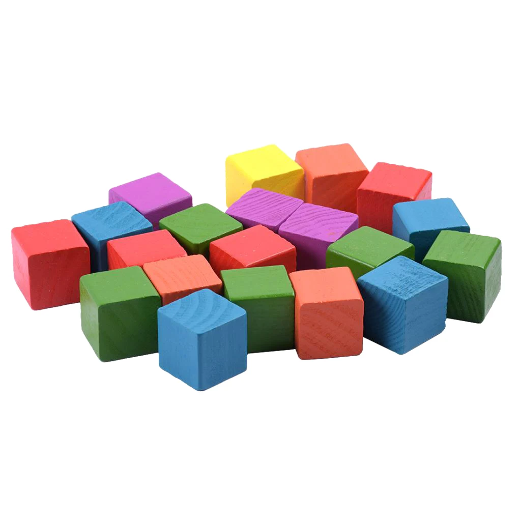 colored wooden building blocks