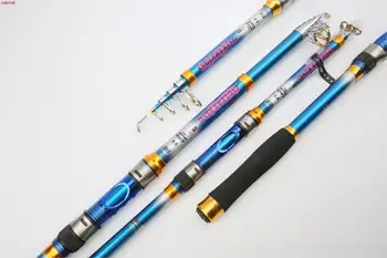 

99% Carbon Fiber Telescopic Fishing Rod 2.1-3.6m Short Sea Rods Telescopic Fishing Rod Spinning Fishing Pole