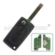 Remtekey CE0523 Flip remote car key 3 button middle trunk for Peugeot key for Citroen key ASK 433 mhz ID46 – PCF7941 VA2
