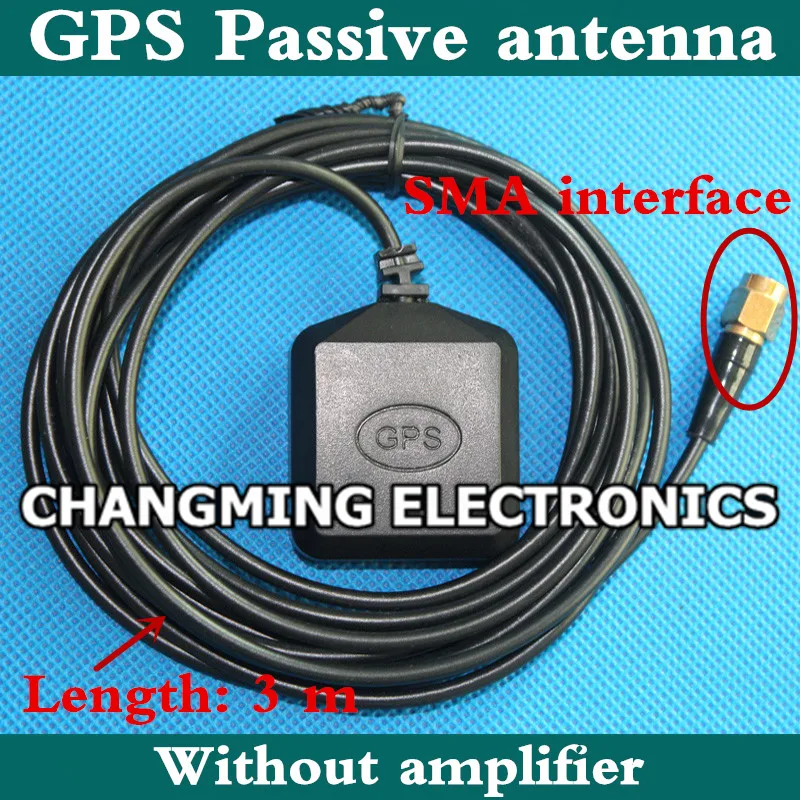 Passive GPS navigation antenna/SMA connector/line length 3m/without