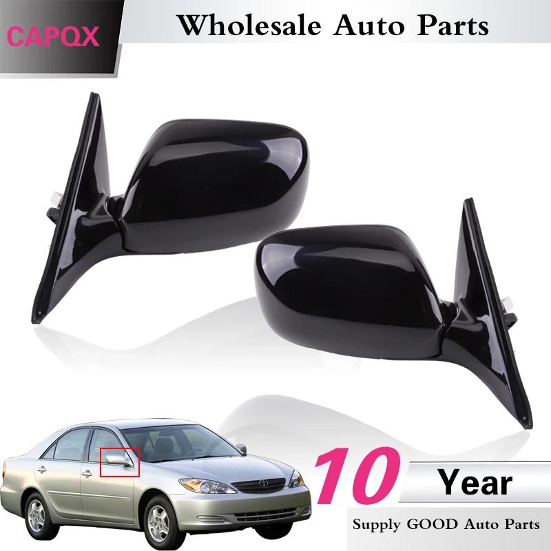 

CAPQX 1Pair electric auto folding rearview mirror For Camry ACV30 MCV30 2001 2002 2003 2004 2005 2006 outside mirror 7wire/ 7pin