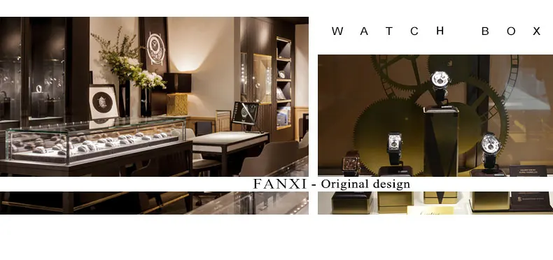 FANXI новая коробка для хранения часов из искусственной кожи с бархатной вставкой красная/черная Портативная сумка для часов органайзер для часов с кнопкой