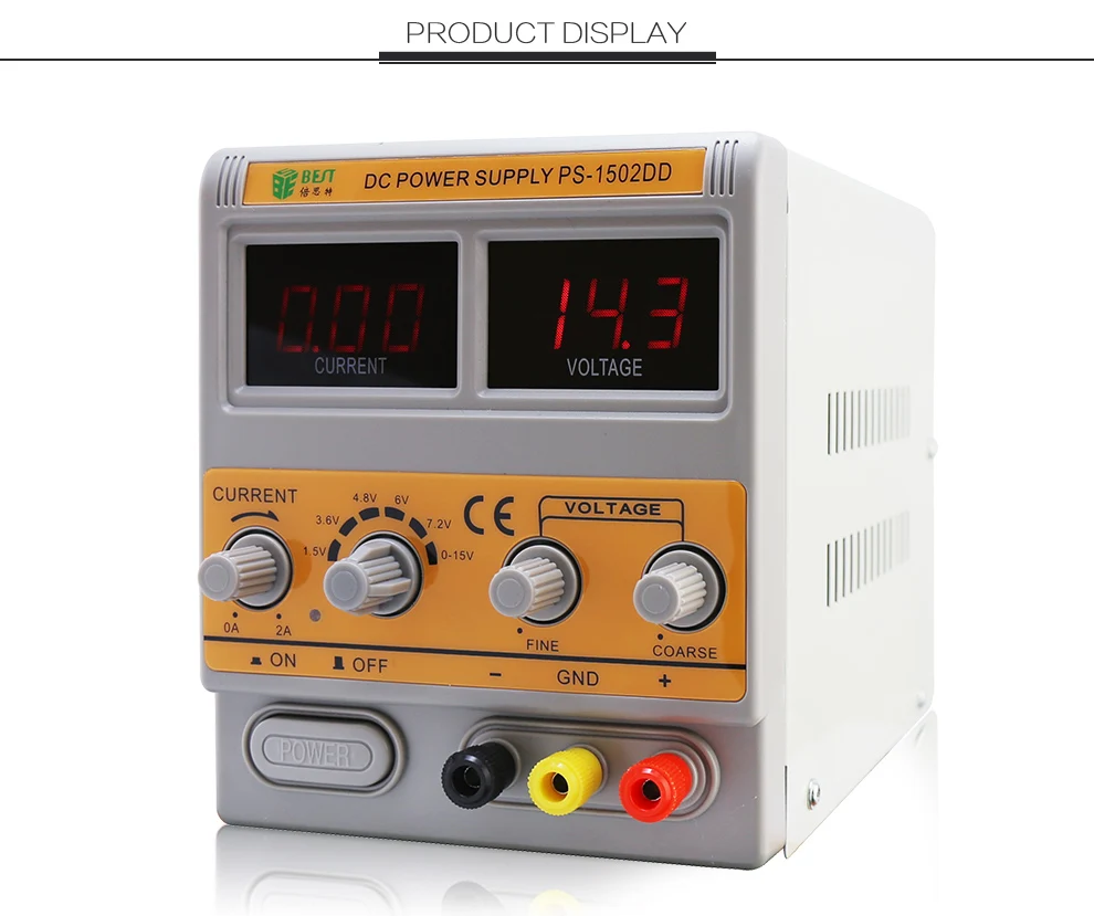 BEST 1502DD Mobile Phone Repair DC Adjustable Power Supply Voltage Regulated Digital display