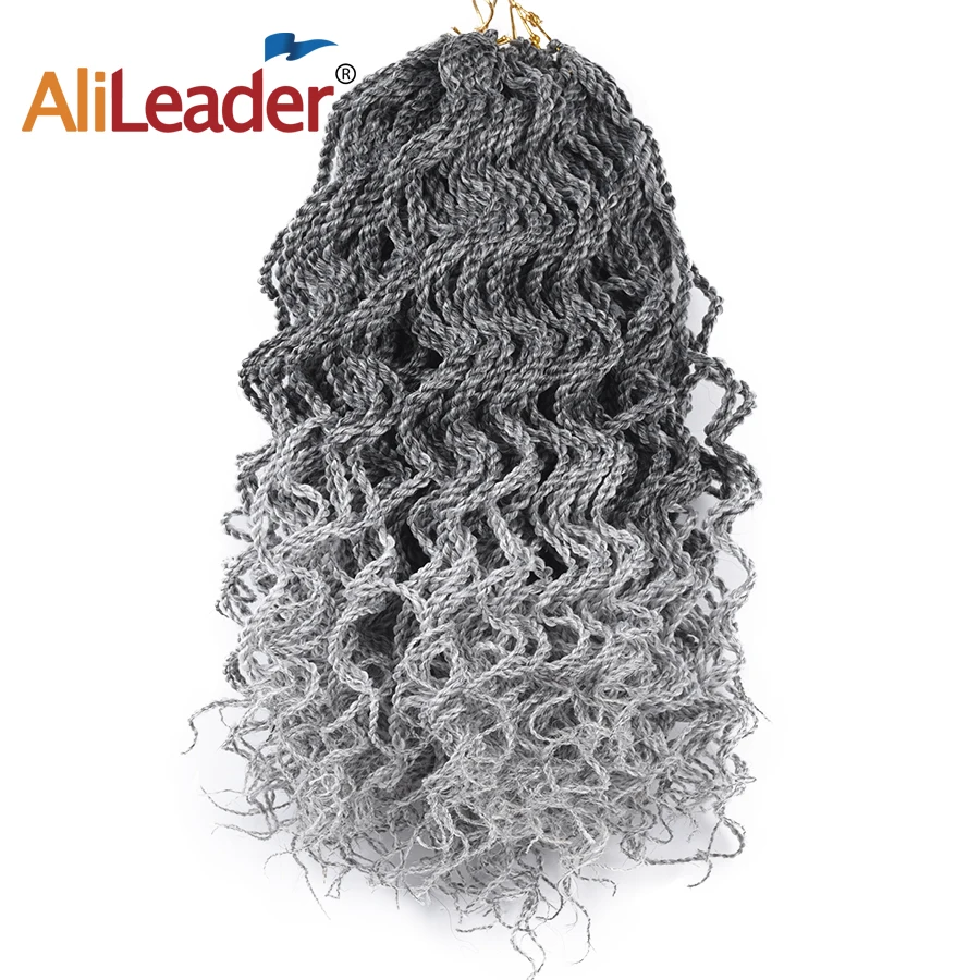 Alileader 12 &quot30 корней/упаковка Омбре чистые вьющиеся Senegalese твист вязаный крючком