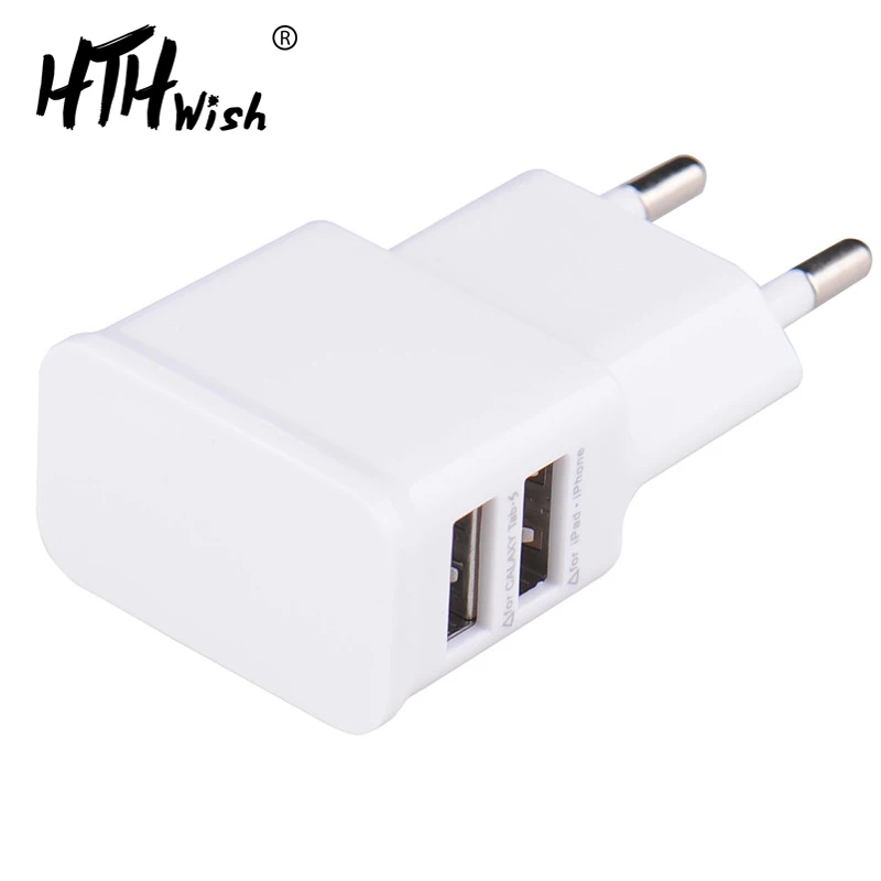 5 V 2A 2 USB الاتحاد الأوروبي التوصيل ل شاحن samsung iphone USB للهاتف المحمول شاحن الطاقة مايكرو apple شاحن السفر ل ipad بود العالمي