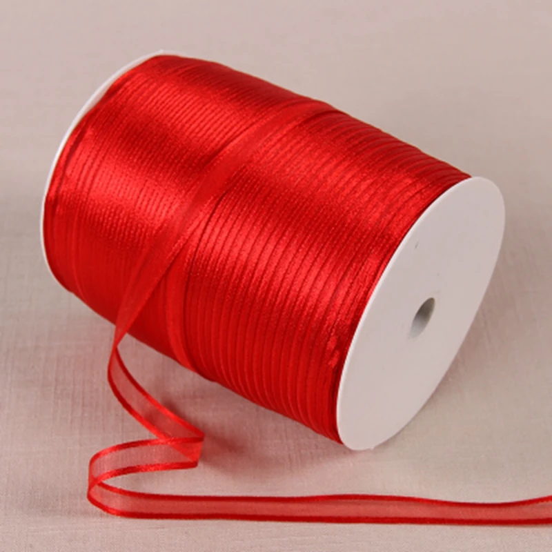 (10 yards/lot) 3/8''(10mm) Broadside organza ribbons wholesale gift