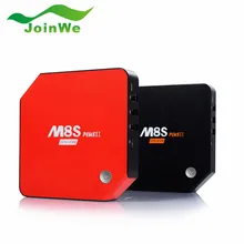 Android 6.0 TV Box M8S Plus II Set Top Box Amlogic S912 1G/8G 2G/16G 3G/32G Gigabit 2 Wifi Bluetooth 4.0 Smart TV caja