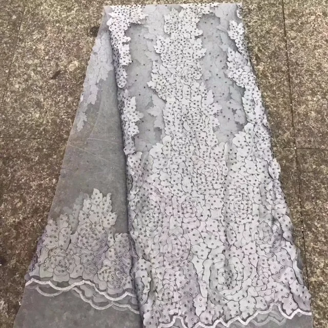 

African french lace Nigerian tulle lace fabric 2018 with all over stones Far More Beautiful than pictures