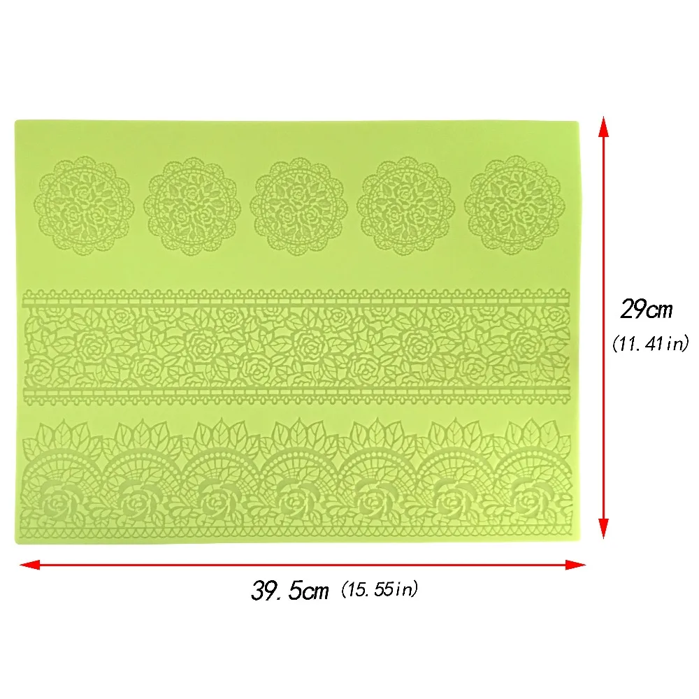 DIY Форма Цветка Силиконовые кружева торт коврик инструменты для украшения свадебного торта сахар кружева плесень помадка коврик для выпечки