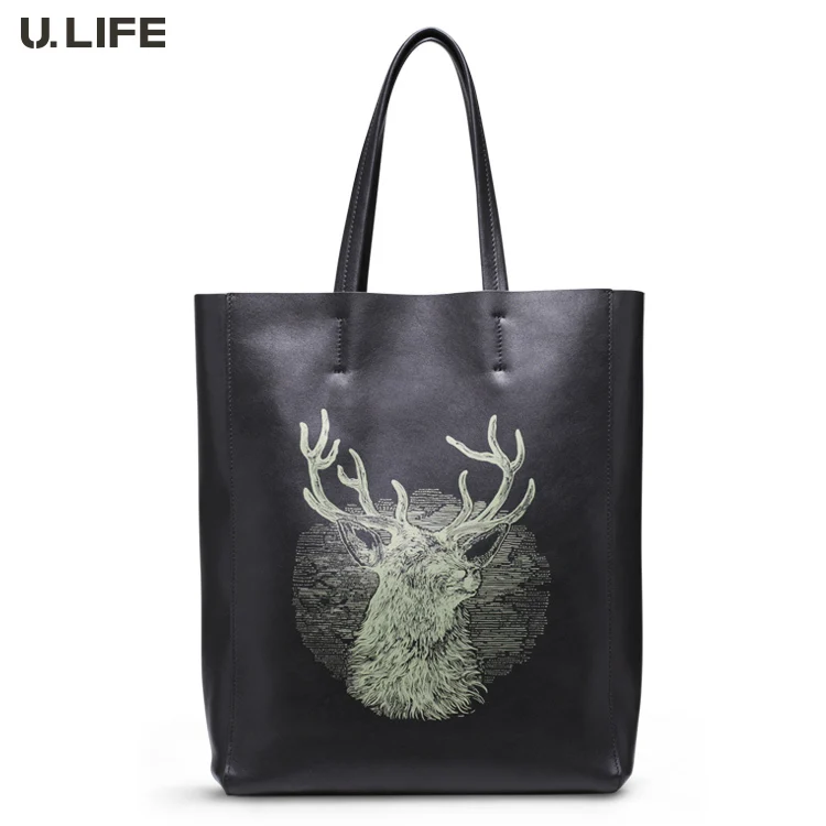

Brand New U.LIFE Fashion Men Casual Genuine Leather Satchel Soft Leather Inclined Shoulder Bag T3013